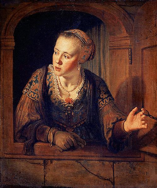 Jan victors Young woman at a window